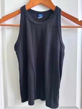 Old Navy Go-Dry Black Ribbed Girls’ Tank